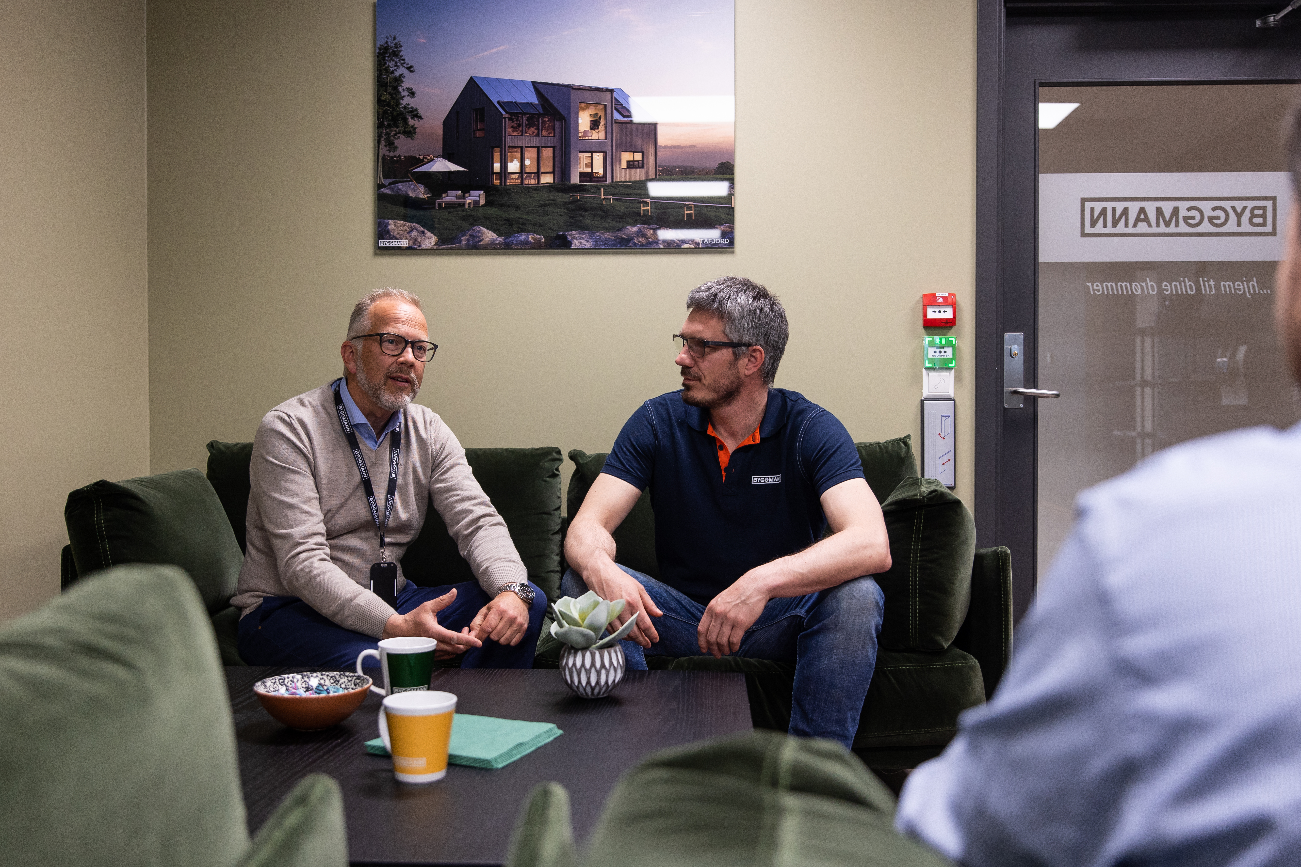 BOLIGPRAT: Du er alltid velkommen til en hyggelig boligprat hos Byggmann Drammen i Kjellstad Næringspark på Lierstranda.