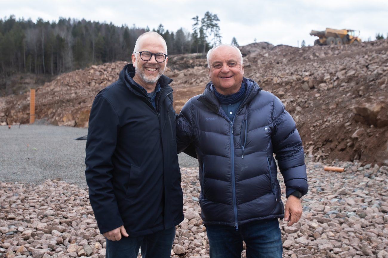 JOBBER PÅ SPRENG: Arbeidet med Bjørndalåsen pågår for fullt. Det bygges alt fra smarte leiligheter til større eneboliger – i det som blir et solrikt og attraktivt nabolag med kort avstand til det aller meste.